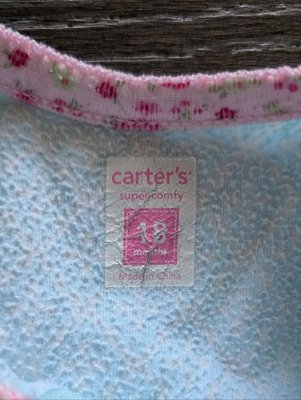 Carter's Fleece One-Piece Footie Pajamas Set of 4 Size 18 Months - Picture 6 of 12